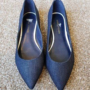 GUC Marc Fisher Denim Pointed Flats